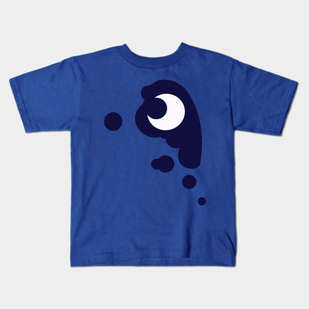 Luna Cutie Mark Apparel Kids T-Shirt by CanadianBacon